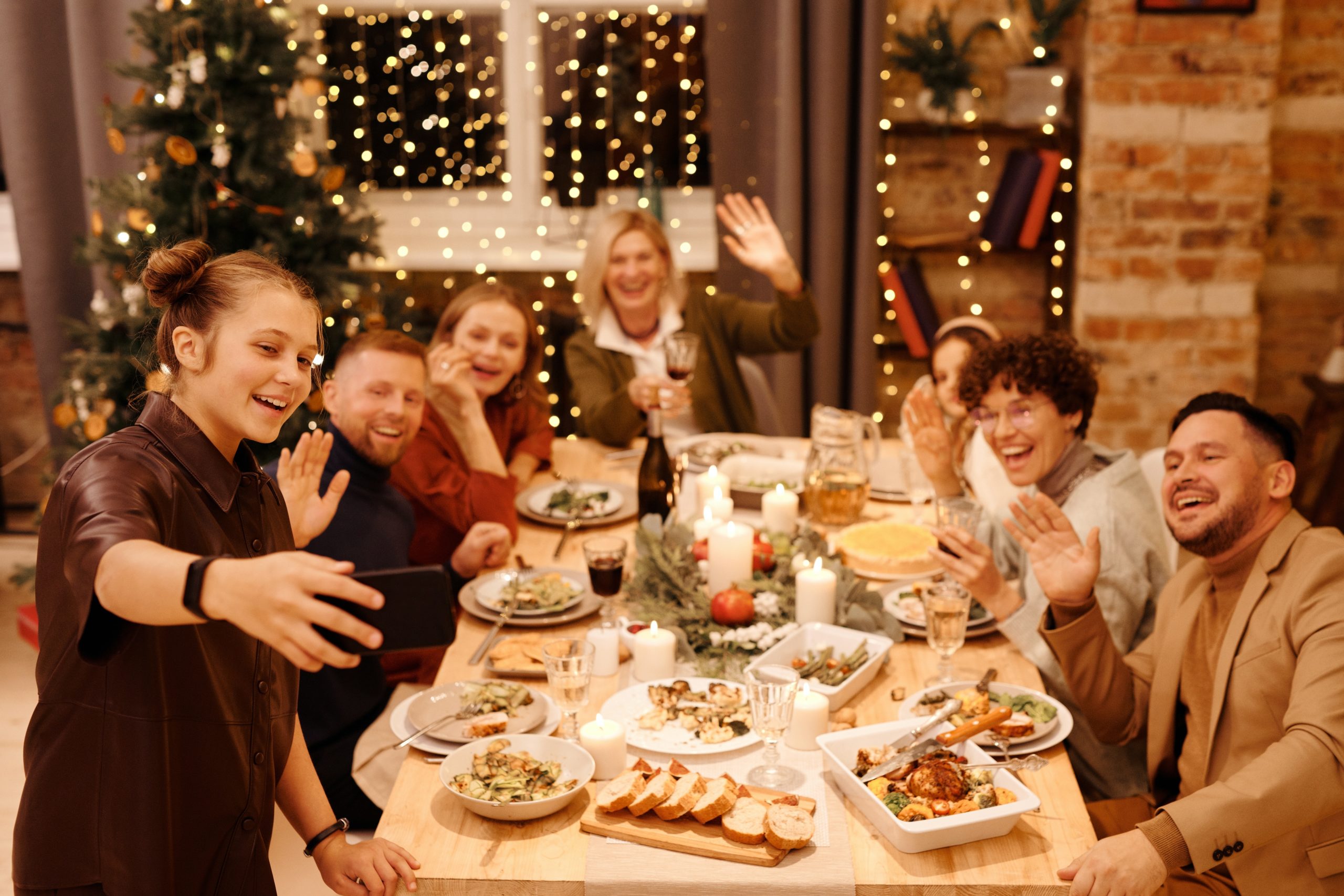 famille noël repas convivialité